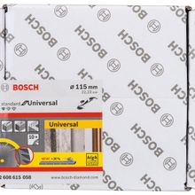 Bosch 2608615058 10'lu 115 mm Genel Yapı Malzemeleri İçin Elmas Kesme Diski