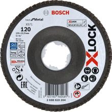 Bosch 2608619204 X-Lock 125 mm 120 Kum Best Serisi Metal Flap Disk