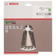 Bosch 2608640613 Optiline Wood 190x20/16 mm 36 Diş Daire Testere Bıçağı