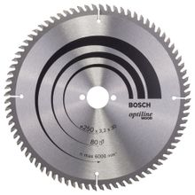 Bosch 2608640660 Optiline Ahşap 250x30 mm 72 Diş Daire Testere Bıçağı