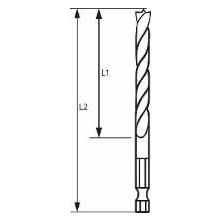 Bosch 5x99 mm Ahşap Altıgen Şaftlı Matkap Ucu