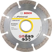 Bosch 9 + 1 115 mm Eco for Universal Segmanlı Elmas Kesme Diski