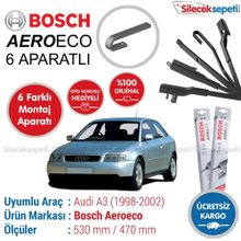 Bosch Aeroeco Audi A3 1997-2002 Muz Silecek Takımı