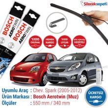 Bosch Aeroeco Chevrolet Spark 2005-2012 Muz Silecek Takımı