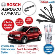 Bosch Aeroeco Dacia Sandero 2008-2015 Muz Silecek Takımı