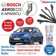 Bosch Aeroeco Fiat Bravo 2007-2014 Muz Silecek Takımı