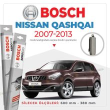 Bosch Aeroeco Nissan Qashqai 2007-2013 Ön Muz Silecek Takımı