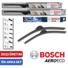 Bosch Aeroeco Peugeot 206 1998-2009 Ön Arka Silecek