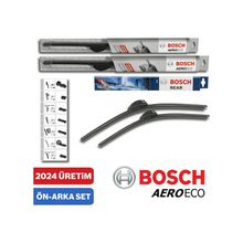 Bosch Aeroeco Peugeot 206 206+ 1998-2013 Ön Arka Silecek