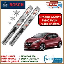 Bosch Aeroeco Peugeot 208 Silecek Takımı