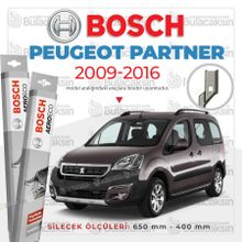 Bosch Aeroeco Peugeot Partner Tepee 2010 2016 Muz Silecek Takımı
