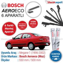 Bosch Aeroeco Renault Megane 1-1996-2002 Muz Silecek Takımı