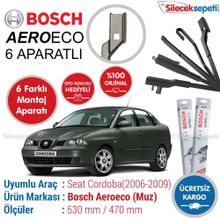 Bosch Aeroeco Seat Cordoba 2006-2009 Muz Silecek Takımı