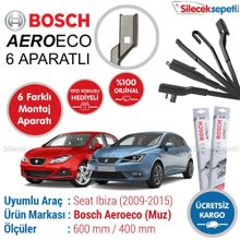 Bosch Aeroeco Seat İbiza 2009-2015 Muz Silecek Takımı