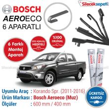 Bosch Aeroeco Ssangyong Korando Sports 2011-2016 Muz Silecek