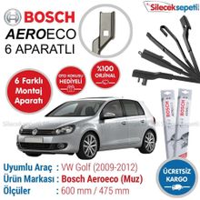 Bosch Aeroeco Volkswagen Golf 6 2009-2012 Muz Silecek