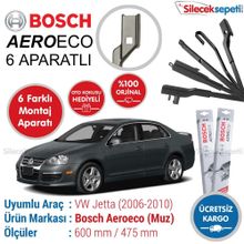 Bosch Aeroeco Volkswagen Jetta 2006-2010 Muz Silecek Takımı