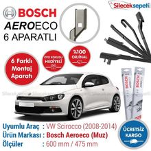 Bosch Aeroeco Volkswagen Scirocco 2008-2014 Muz Silecek Takımı