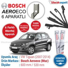 Bosch Aeroeco Volkswagen Tiguan 2007-2014 Muz Silecek Takımı