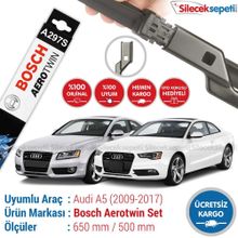 Bosch Aerotwin A297S Audi A5 2009-2017 Silecek Takımı