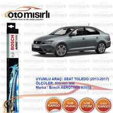 Bosch Aerotwin AP600U+AP400U Seat Toledo 2013-2017 Muz Tipi Ön Silecek Takımı