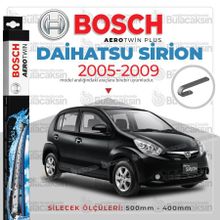 Bosch Aerotwin Daihatsu Sirion 2005-2009 Ön Muz Silecek Takımı