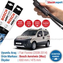 Bosch Aerotwin Fiat Fiorino 2008-2014 Silecek Takımı