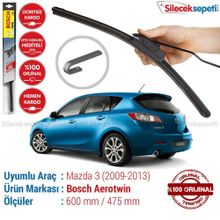 Bosch Aerotwin Mazda 3 Hatchback 2009-2013 Silecek Takımı