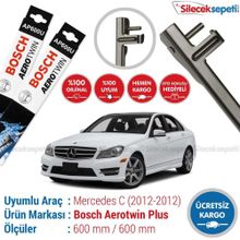 Bosch Aerotwin Mercedes C180 2009-2012 W204 Silecek Takımı