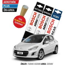 Bosch Aerotwin Peugeot 308 2008-2013 Muz Silecek Takımı