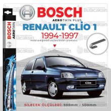 Bosch Aerotwin Renault Clio 1 1994 -1997 Ön Muz Silecek Takımı