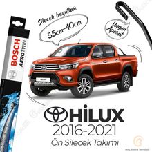 Bosch Aerotwin Toyota Hilux Muz 2016-2021 Uyumlu Silecek Takımı
