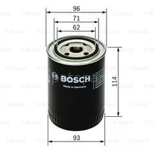 Bosch Audi A4 2.4 Avant 1998-2001 Yağ Filtresi