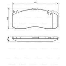 Bosch BMW 118İ E87 2.0 2004-2011 Ön Fren Balatası