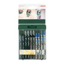 Bosch DIY 10'lu Ahşap ve Metal Dekupaj Bıçağı Seti