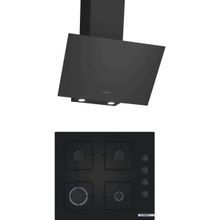 Bosch DWK64PJ60T - POP6C6P30O Siyah 2'li Ankastre Set