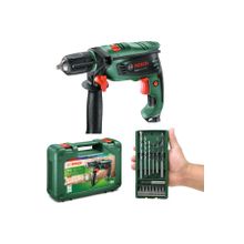 Bosch Easyimpact 550 Darbeli Matkap + 15 Parça Matkap Ucu ve Vidalama Ucu Seti