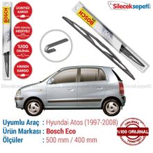 Bosch Eco Hyundai Atos 1997-2008 Silecek Takımı