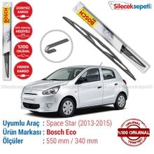 Bosch Eco Mitsubishi Space Star 2013-2015 Silecek Takımı