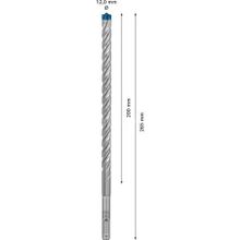 Bosch Expert 12x200x265 mm SDS Plus-7X Kırıcı Delici Delme Ucu