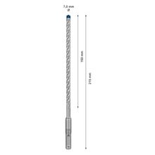 Bosch Expert 7x150x215 mm SDS Plus-7X Kırıcı Delici Delme Ucu