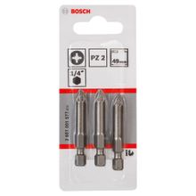 Bosch Extra Hard PZ 2x49 mm 3'lü Vidalama Ucu