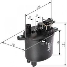 Bosch F026402846 P407 P508 P607 C5 C8 Mondeo Yakıt Filtresi