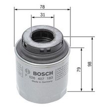 Bosch F026407183 Yağ Filtresi
