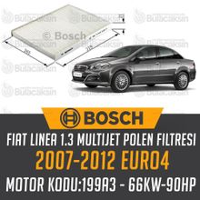 Bosch Fiat Linea 1.3 MultiJet Polen Filtresi