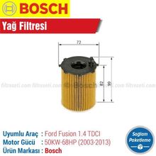 Bosch Ford Fusion 1.4 TDCI 2003 2013 Filtre Bakım Seti
