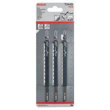 Bosch Hızlı Kesim Serisi Ahşap İçin T 344 D 3 Lü Paket Dekupaj Testeresi Bıçağı