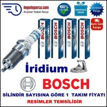 Bosch Honda Accord 2.4 2003-2008 İridyum 4 Adet Buji