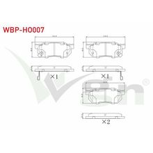 Bosch Honda Civic 1.8 2005-2011 Ön Fren Balatası