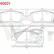 Bosch Honda HR-V 1.5 2015-2017 Ön Fren Balatası